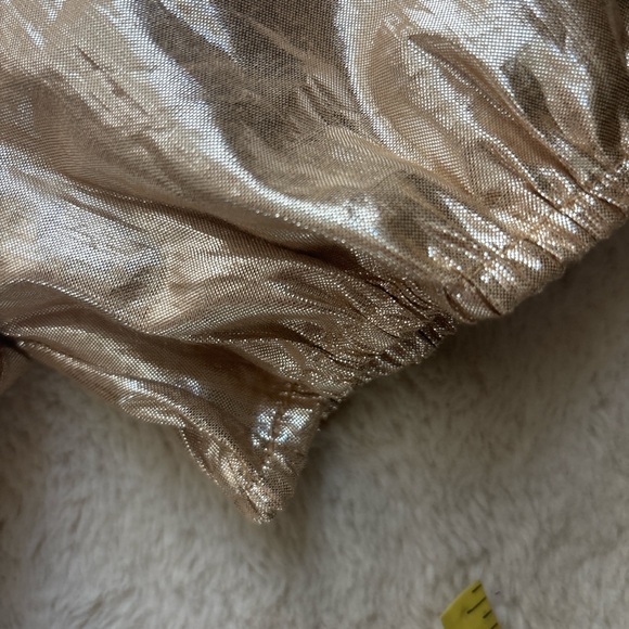 Crewcuts Metallic Gold Dress - 14 - Picture 7 of 8